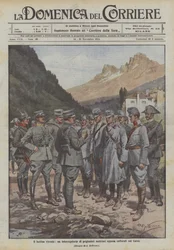 De levende buit, een ondervraging van net gevangen Oostenrijkse gevangenen op de Karst